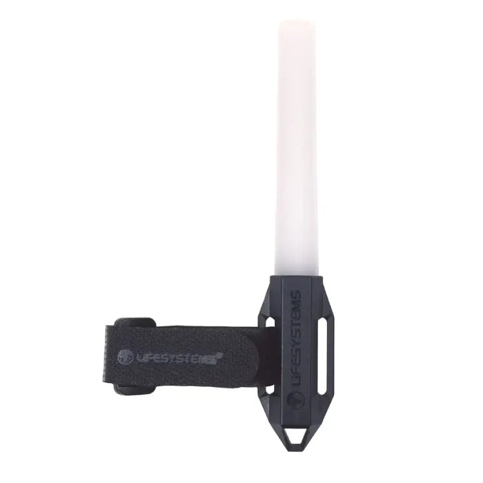 Lifesystems Intensity LED Glow Marker shown with its adjustable strap on a white background