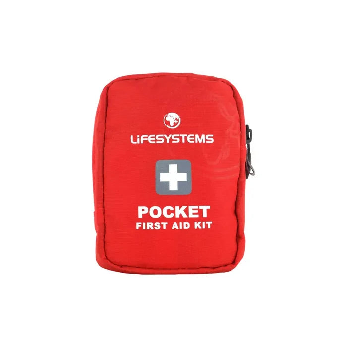 Lifesystems Pocket First Aid Kit front view on a white background