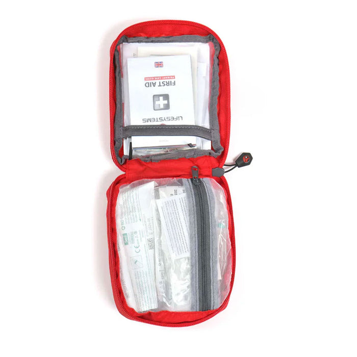 Lifesystems sterile first aid kit case opened out