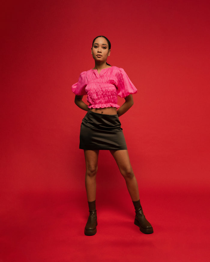 LILLIE TOP PINK