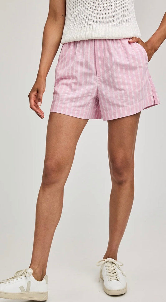 Lima Short - Carnation Stripe