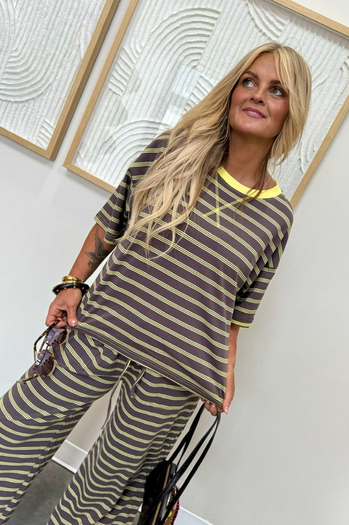 Lime After Lime Striped Set