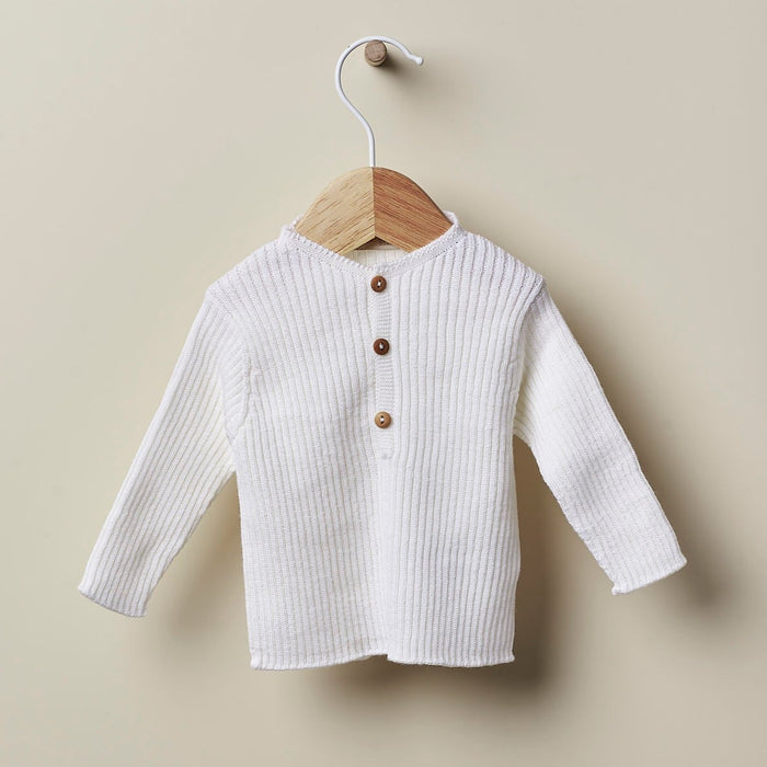 Long-Sleeved Sweater Pearl