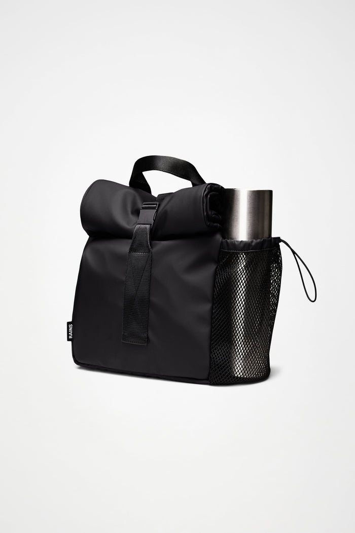 RAINS Lunch Bag Large Black 13.50L H38 x D14 x W24 cm Lunch Bag