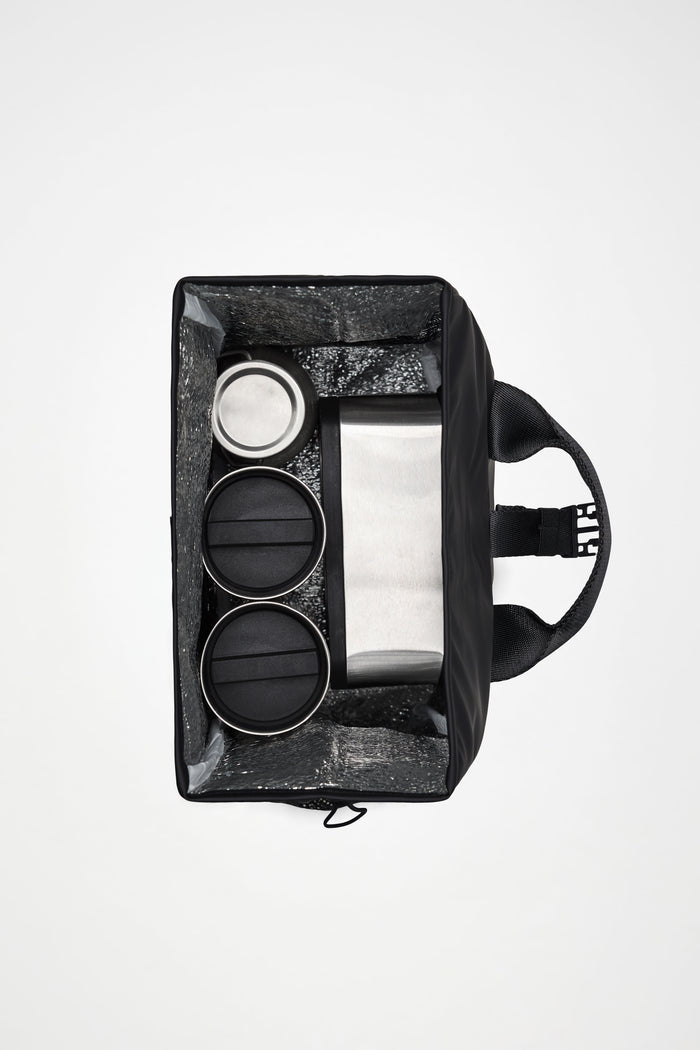 RAINS Lunch Bag Large Black 13.50L H38 x D14 x W24 cm Lunch Bag