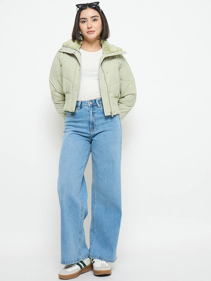 Madame Quilted Mint Jacket