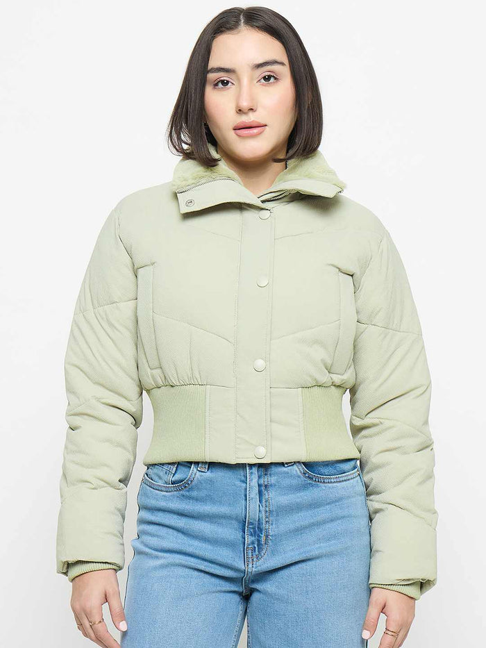Madame Quilted Mint Jacket