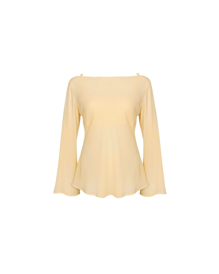 MADRID SHEER LONG SLEEVE BUTTER
