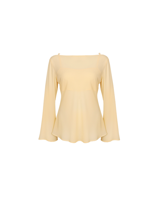 MADRID SHEER LONG SLEEVE BUTTER