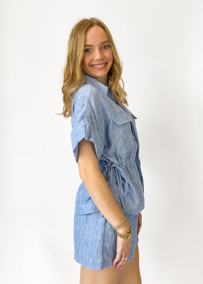 Mandy Cinched Waist Blazer