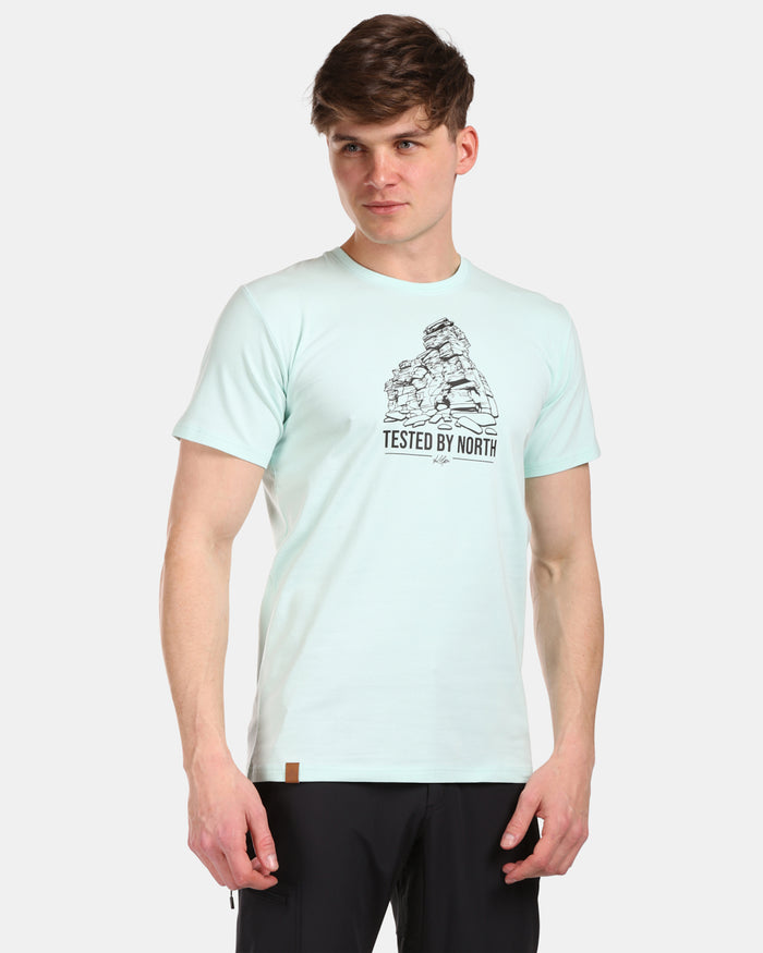 Herren-T-Shirt aus Baumwolle mit kurzen Ärmeln Kilpi DISCOVER-M