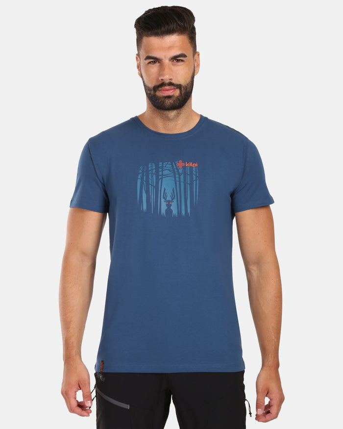 Herren-T-Shirt aus Baumwolle mit kurzen Ärmeln Kilpi DISCOVER-M