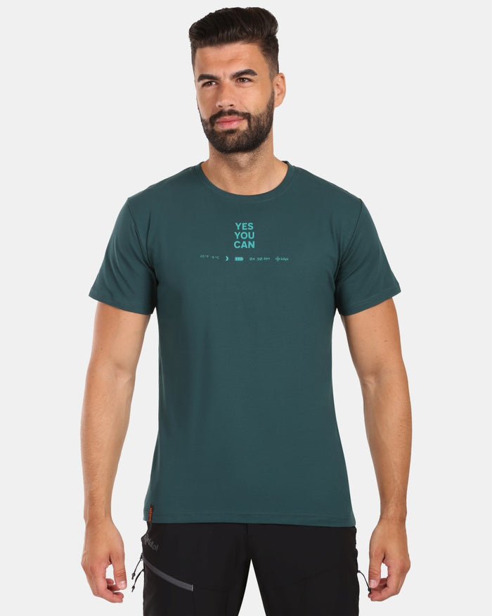 Herren-T-Shirt aus Baumwolle mit kurzen Ärmeln Kilpi DISCOVER-M