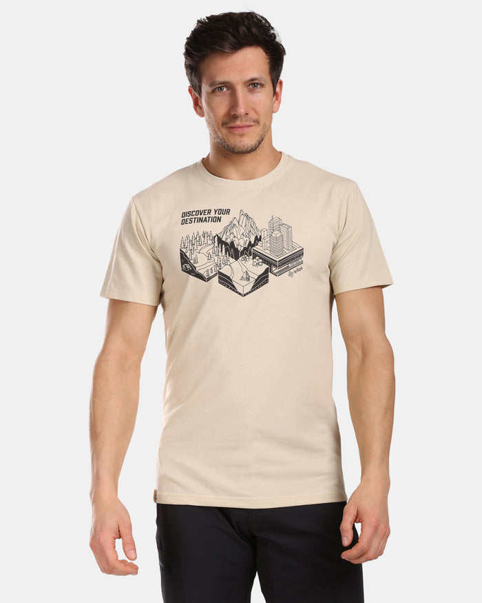 Herren-T-Shirt aus Baumwolle mit kurzen Ärmeln Kilpi VIBE-M