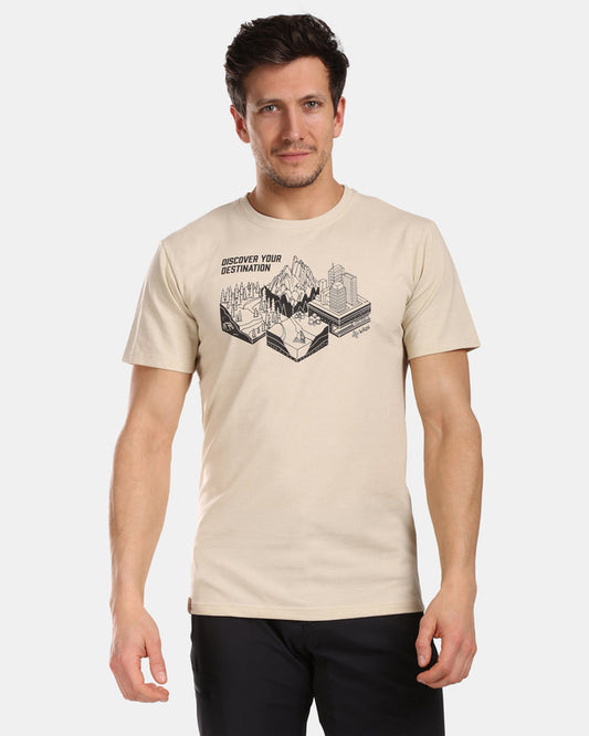 Herren-T-Shirt aus Baumwolle mit kurzen Ärmeln Kilpi VIBE-M