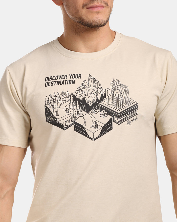Herren-T-Shirt aus Baumwolle mit kurzen Ärmeln Kilpi VIBE-M