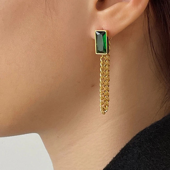 MAPLE CHAIN EARRINGS by CRUX