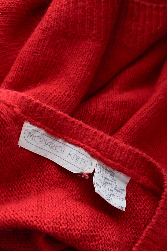maraschino angora sweater