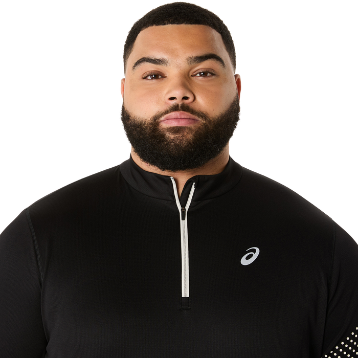 Marathon ASICS Icon LS 1/2 Zip - Black (Men's Sizing)