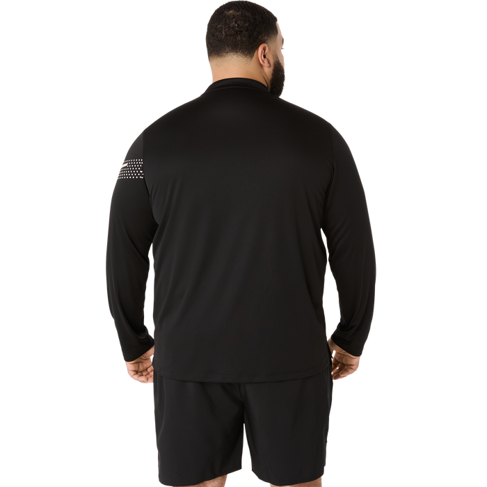 Marathon ASICS Icon LS 1/2 Zip - Black (Men's Sizing)