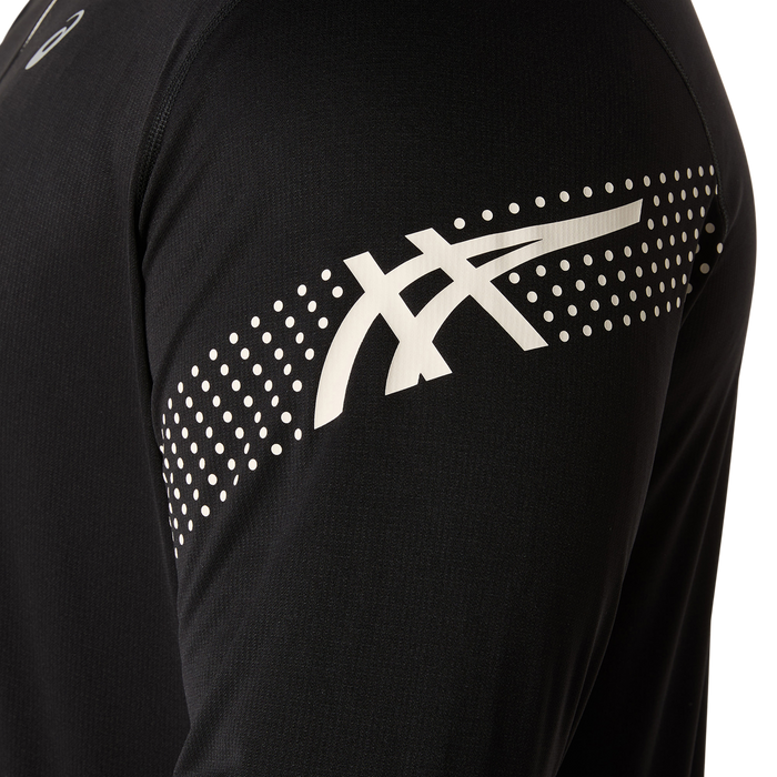 Marathon ASICS Icon LS 1/2 Zip - Black (Men's Sizing)