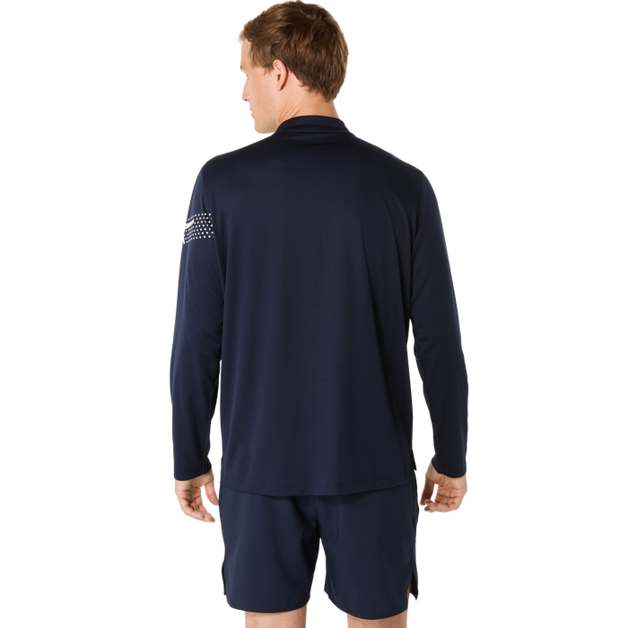 Marathon ASICS Icon LS 1/2 Zip - Midnight (Men's Sizing)