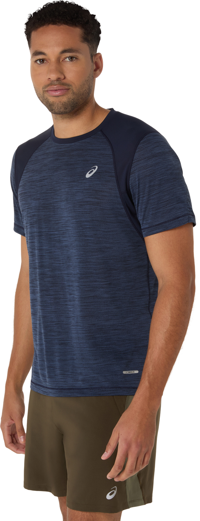 Marathon ASICS Road Short Sleeve Top - Midnight (Men's Sizing)