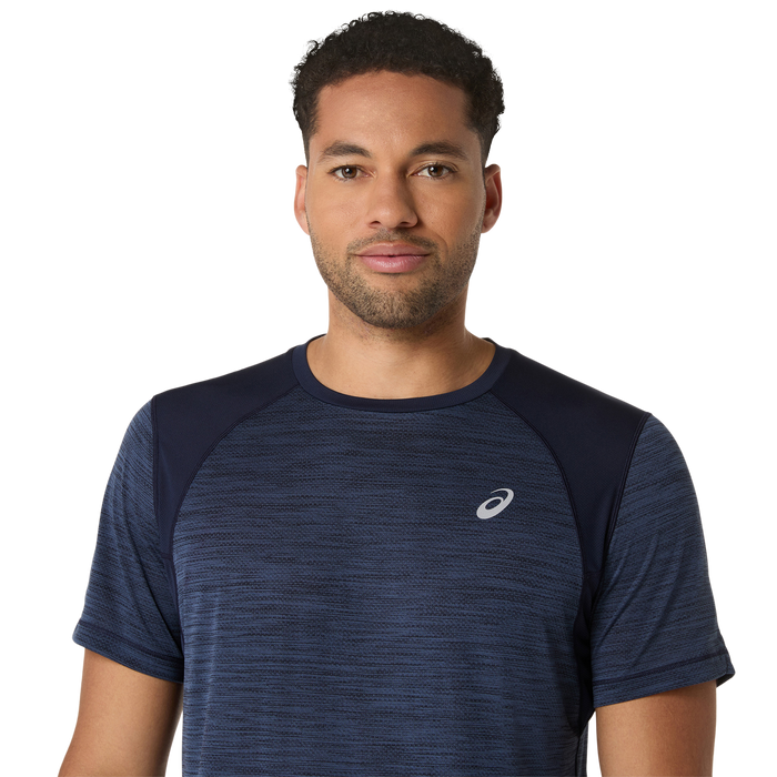 Marathon ASICS Road Short Sleeve Top - Midnight (Men's Sizing)