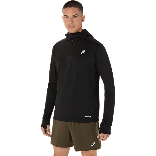 Marathon ASICS Road Winter Long Sleeve Hoodie - Midnight (Men's Sizing)