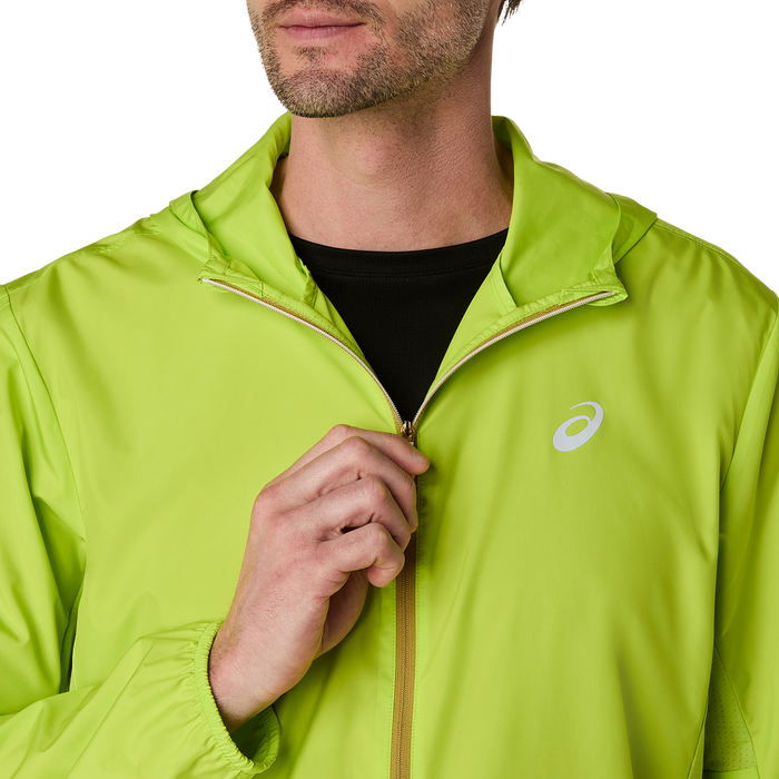 Marathon ASICS Silver Jacket - Neon Lime (Men's Sizing)