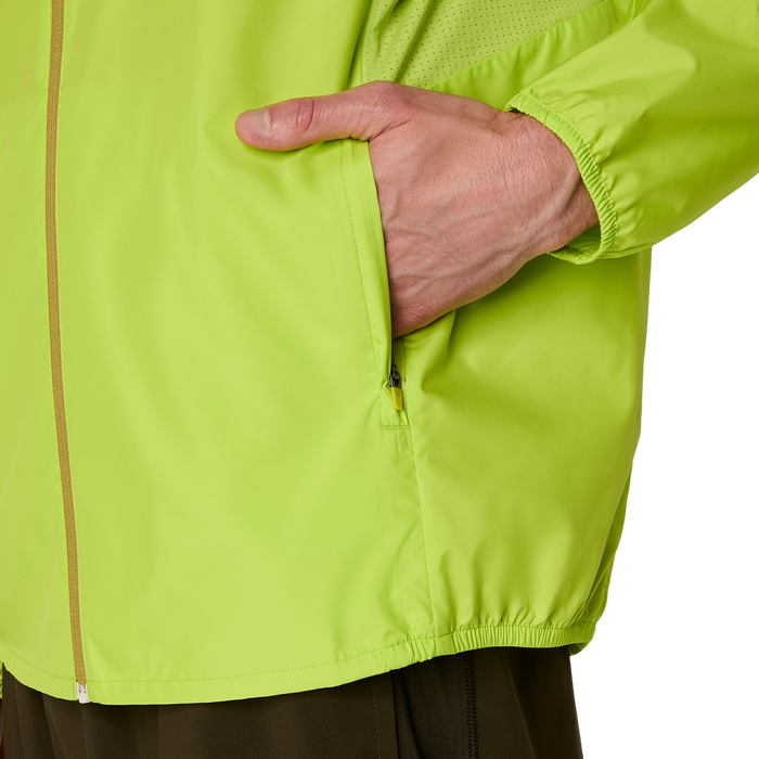 Marathon ASICS Silver Jacket - Neon Lime (Men's Sizing)