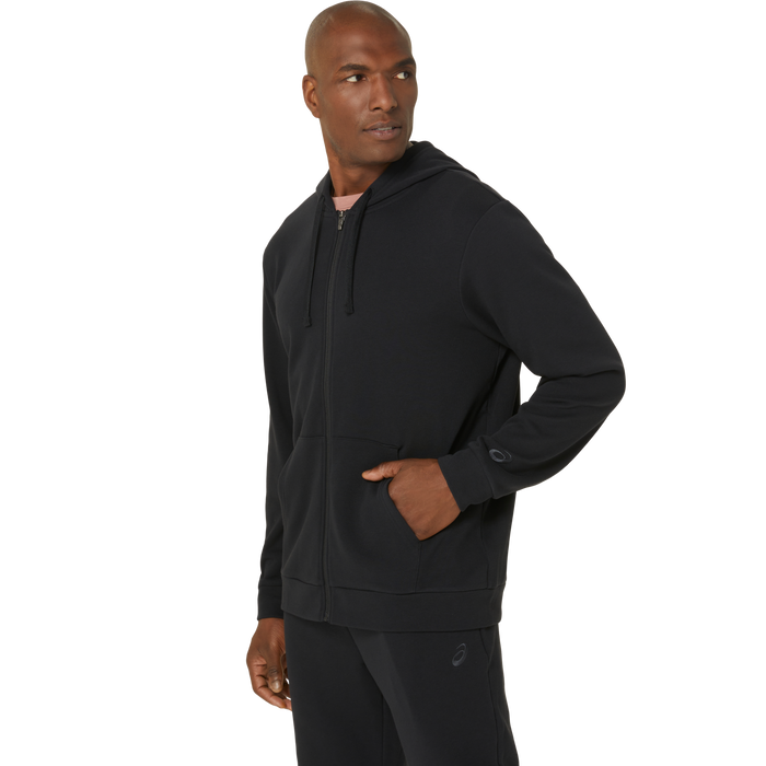 Marathon ASICS Sweat Full Zip Hoodie - Black (Unisex Sizing)