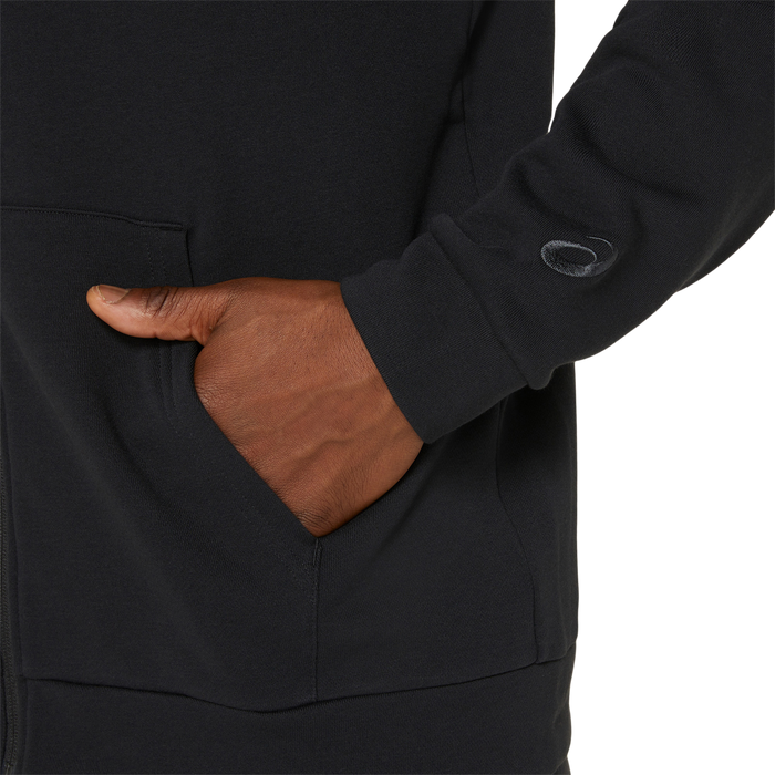 Marathon ASICS Sweat Full Zip Hoodie - Black (Unisex Sizing)