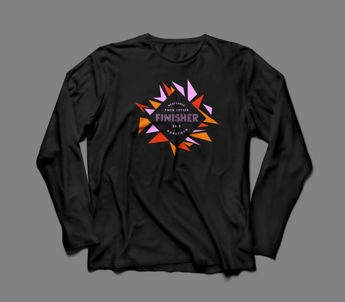 Marathon FINISHER ASICS Tri-Blend Long Sleeve (Men's Sizing)