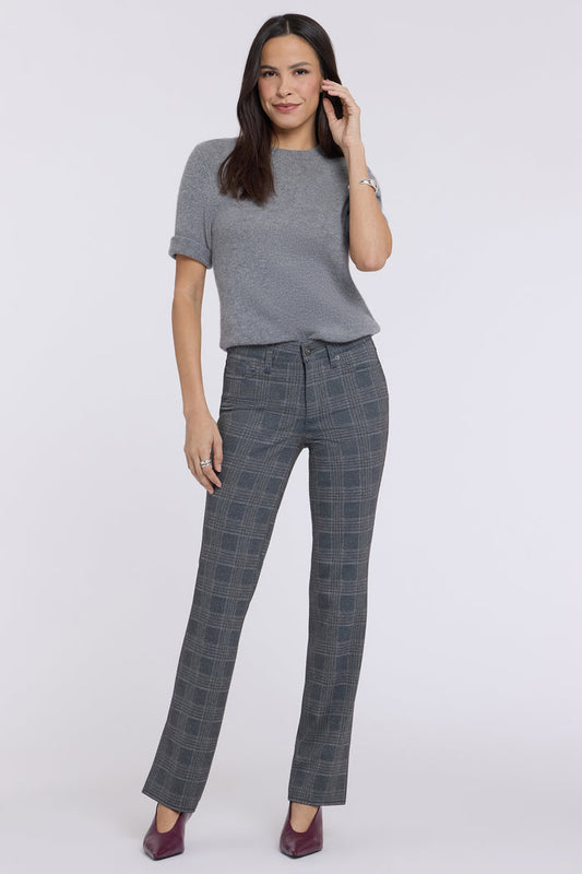 Marilyn Straight Pants - Phoebe Plaid