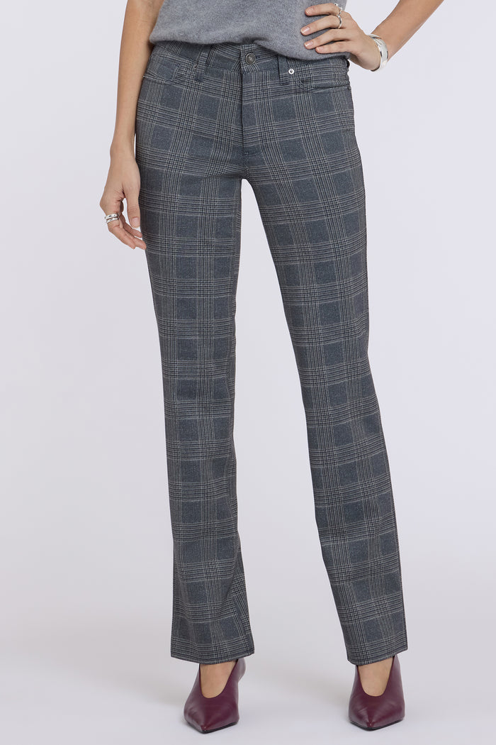 Marilyn Straight Pants - Phoebe Plaid