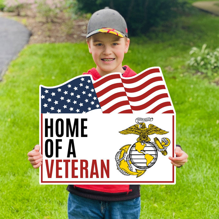 Marines Home of a Veteran Lawn Sign*