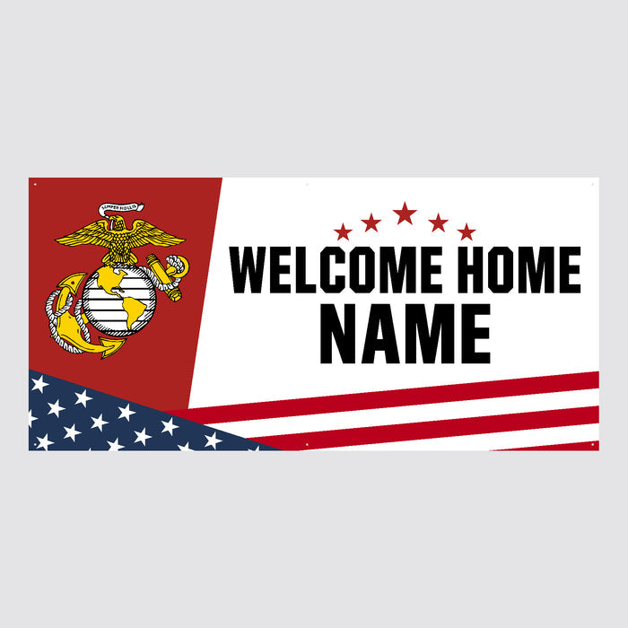 Marines Welcome Home Custom Sign (White)*