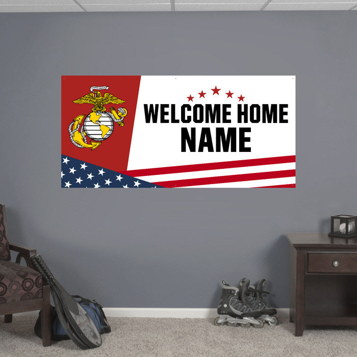 Marines Welcome Home Custom Sign (White)*