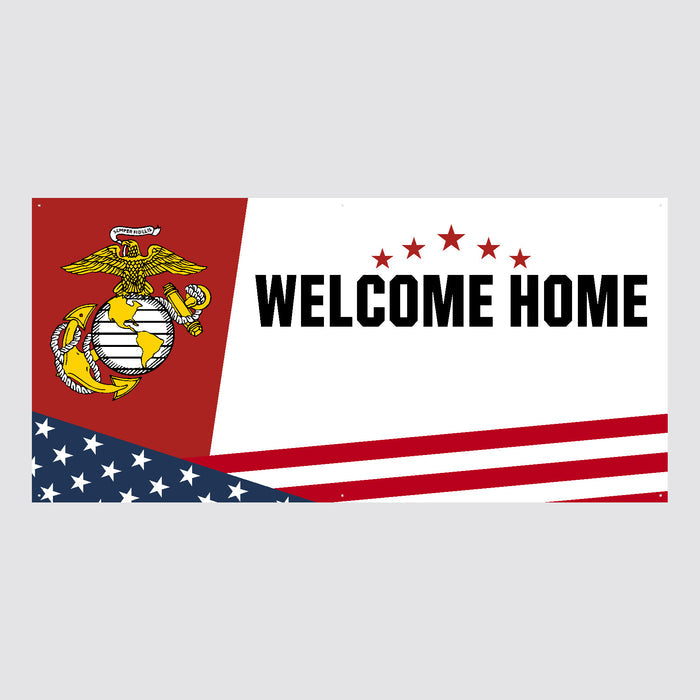 Marines Welcome Home Custom Sign (White)*