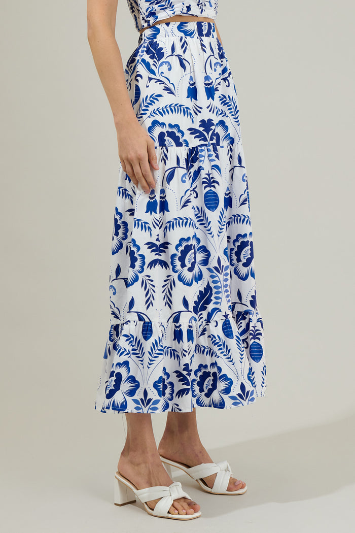 Marisol Floral Yaelle Flowy Maxi Skirt