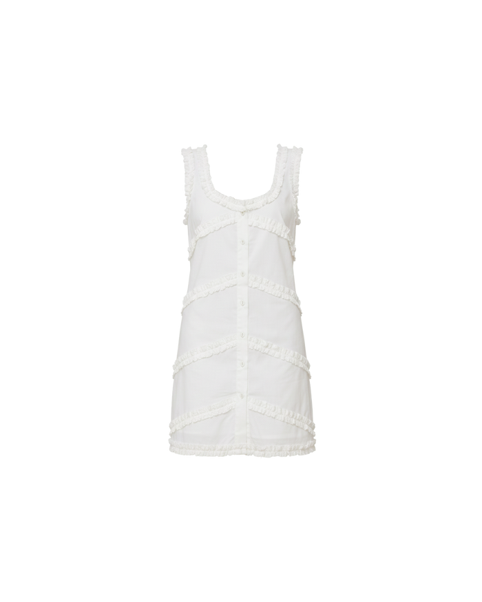 MARTHA MINI DRESS WHITE