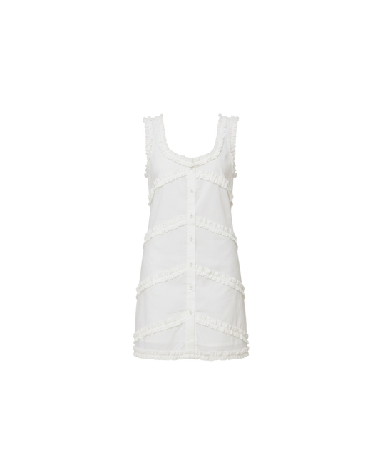 MARTHA MINI DRESS WHITE