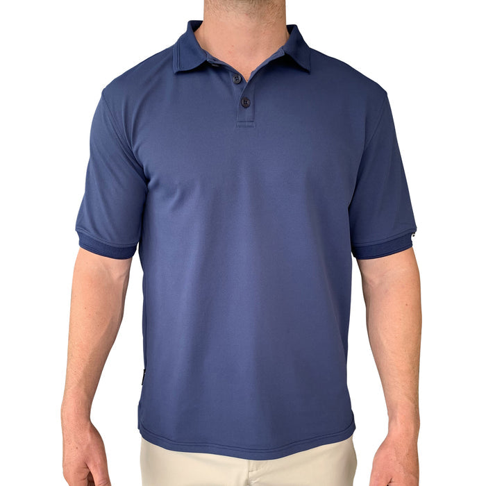 Men's Antibes Short Sleeve Tech Polo - Navy
