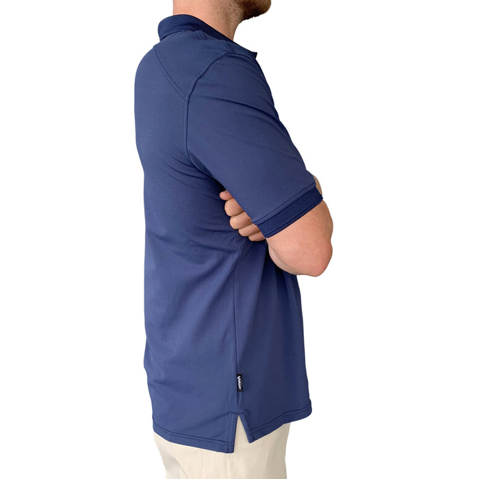 Men's Antibes Short Sleeve Tech Polo - Navy