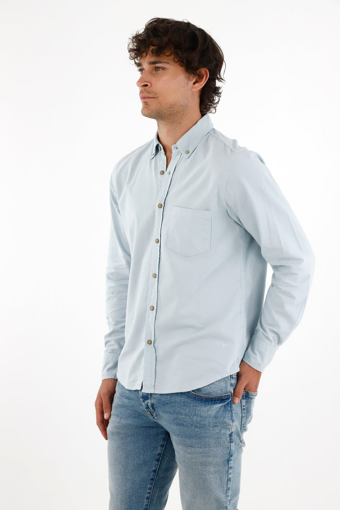 Men's Long Sleeve Oxford Shirt