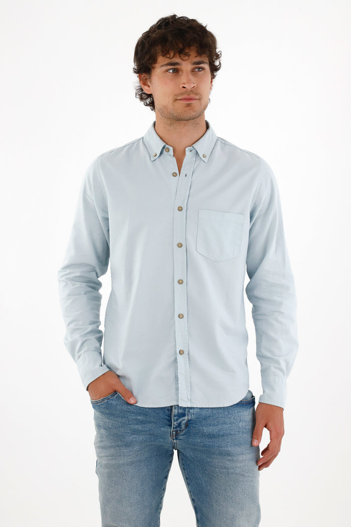 Men's Long Sleeve Oxford Shirt