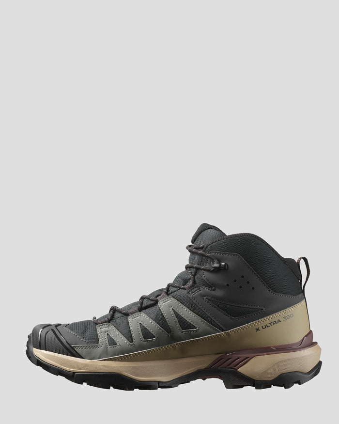 Men's X ULTRA 360 MID GORE-TEX Shoes - Phantom / Desert Tan / Rum Raisin