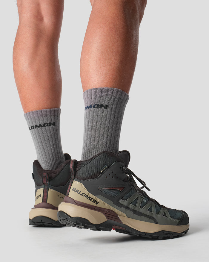 Men's X ULTRA 360 MID GORE-TEX Shoes - Phantom / Desert Tan / Rum Raisin