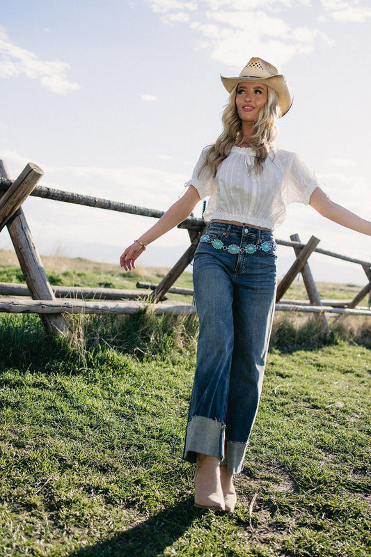 Mesa Sky Wide Leg Jeans